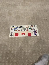 1 Large Sheet Circus BIG TOP Clown Elephant Scrapbook Stickers!