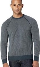 NWT VINCE Birdseye Long Sleeve Sweatshirt Sweater Wool Cashmere XL