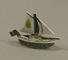 PIRATES POCKETMODEL At Ocean's Edge 035 QUEEN OF CUPS NEW UNPUNCHED Wizkids CSG