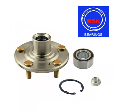 Front Wheel Hub & NSK Bearing Fit HONDA CR-V 02-04/ELEMENT 2003-2011 LX, NON-ABS