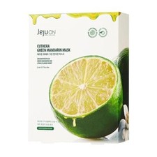 JEJUON Cuthera Green Mandarin Mask 0.77 oz. x 8 ea -Organic, Hydrating