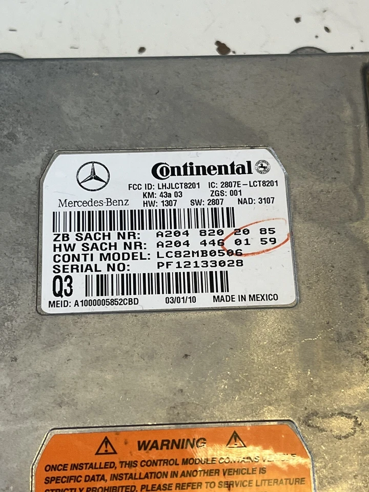 🔥06-14 Mercedes W211 E350 SL550 S550 Voice Communication Control Module OEM - Image 2 of 4