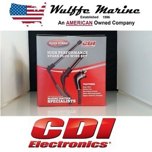OEM New MerCruiser 4.3 liter V6 Spark Plug Ignition Wires Kit 84-816761Q16