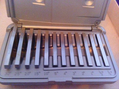 Brown & Sharpe 12 Piece Ultra Precision Angle Block Set 599-921-18