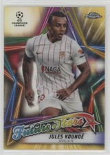 2021 Topps Chrome UCL Future Stars Gold Refractor 23/50 Jules Kounde Koundé 1o7k