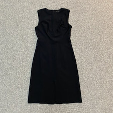 Banana Republic Womens Size 0 Black Essential Knee Length Sheath Dress