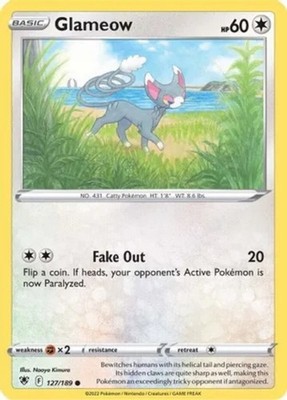 Glameow - 127/189 - Common - Near Mint