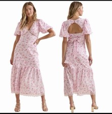 NWT Altar'd State Dress Bellaria Pink Multi Small 89