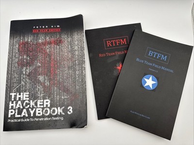 Ultimate Cybersecurity Kit - RTFM, BTFM Field Manuals & Hacker Playbook 3 Bundle