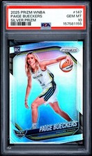 Panini 2025 Prizm WNBA Paige Bueckers #147 Rookie Var Silver Prizm PSA 10