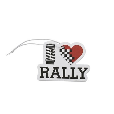 Lufterfrischer Duftbaum f. Auto Tuning air freshener Wunderbaum 215 I love rally