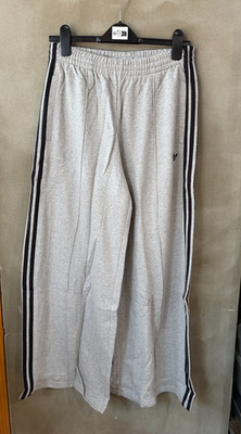 adidas Originals Adicolor 3S Wide Sweat Pants Women Casual Pant AsiaFit JV7476