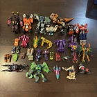 LOT Huge Transformers Mixed Lot Action Figures Vintage Beast Wars and Gobots