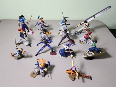 Rurouni Kenshin Story Image Figure Lot of 14 Figures - Shishio, Himura, Myojin