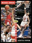 1992-93 Upper Deck Scoring Threats #62 Michael Jordan Scottie Pippen Bulls card