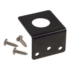 3/4 Inch L Bracket NMO Antenna Hole Mount BLACK - Tram 1255B
