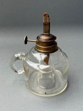 Petroleumlampe Öllampe Petroleum Tischlampe  Glas  Nachtlampe Antik