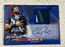 2025 Topps Update Seattle Mariners Cal Raleigh All-Star Stitches Patch Auto /25