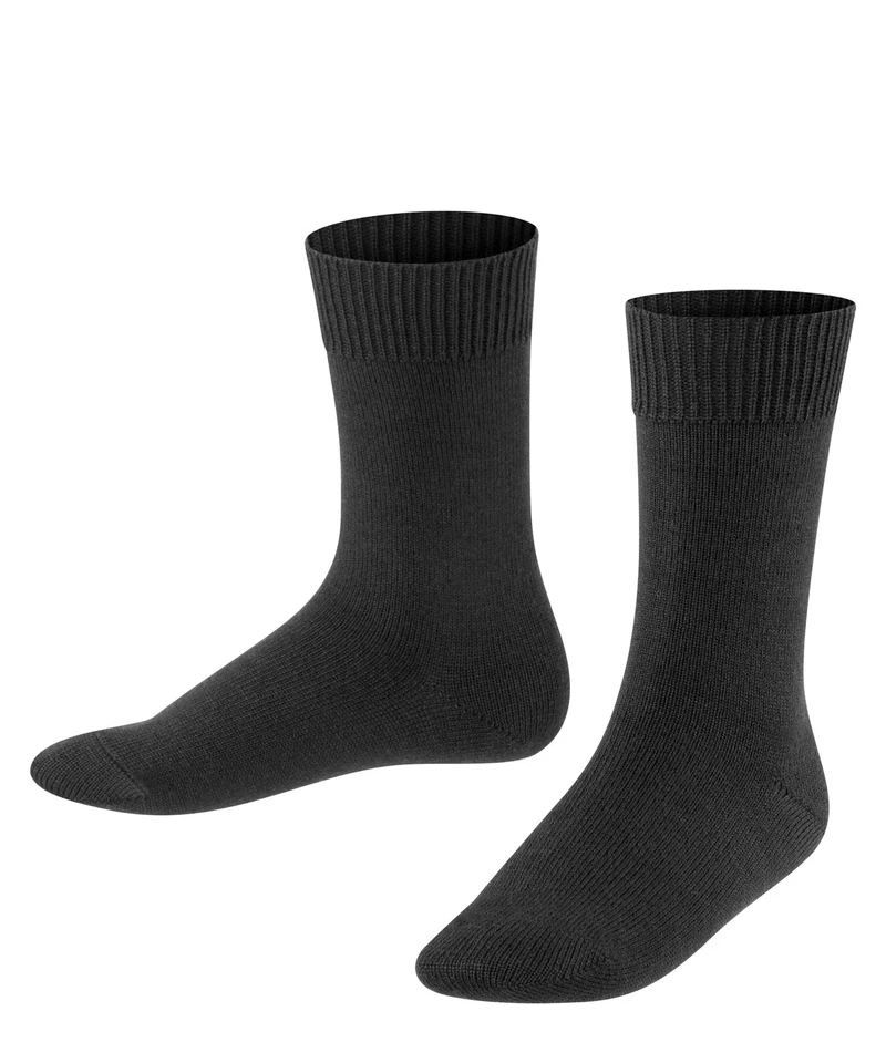 FALKE Comfort Wool Socken Kinder Uni Weiche Woll-Socke für kalte Tage