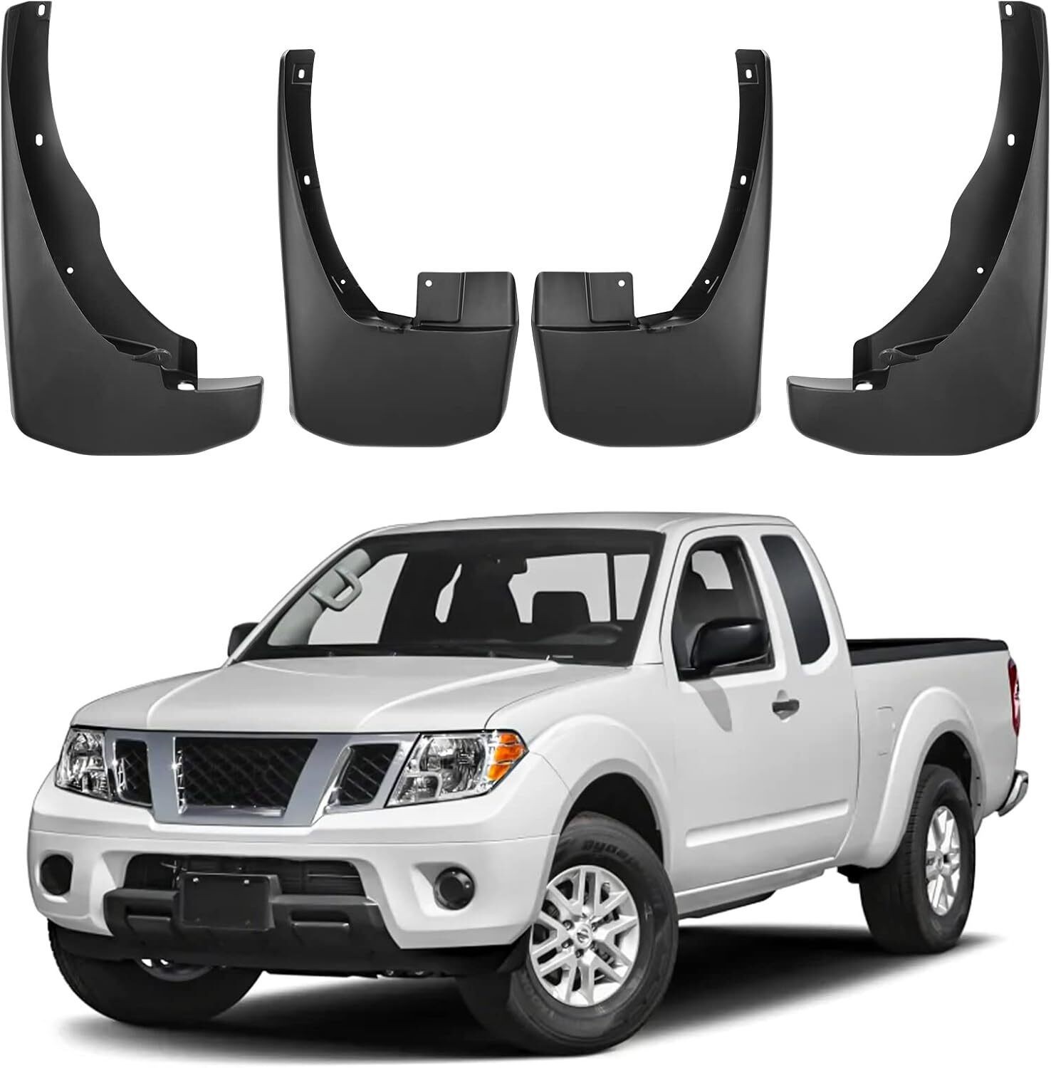 4x Mud Flaps Splash Guards Mudguards For 2005-2022 Nissan Frontier ...