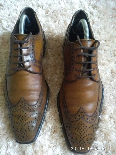 Men Navyboot Heels Black Leather 43