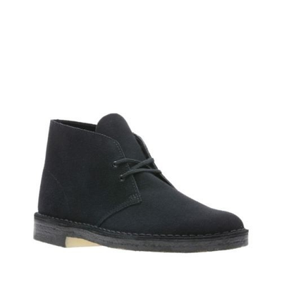 #ad Clarks Originals Men#x27;s Black Suede Desert Boot 26155480 $99.00