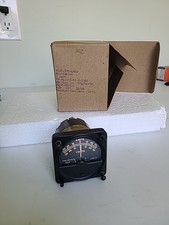 Vintage Wacline Fldf-f20316 Ammeter And Voltmeter Gauge Indicator Aircraft