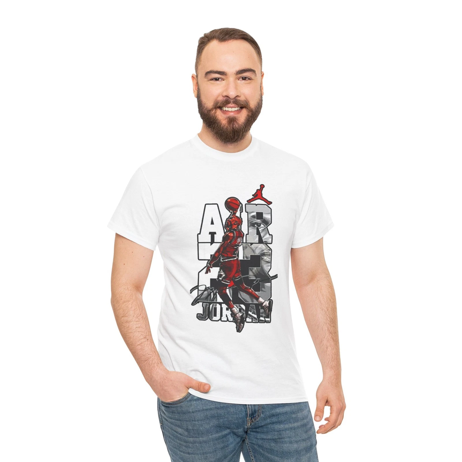 Michael Jordan Graphic T-Shirt | Vintage Sportswear
