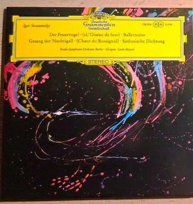 Strawinsky Feuervogel Gesang der Nachtigall RSO Berlin Maazel DECCA CD NEU