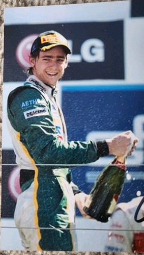 Signed Photo Esteban Gutierez 2010 Certificate Of Authenticity Motor Racing - Picture 4 of 5