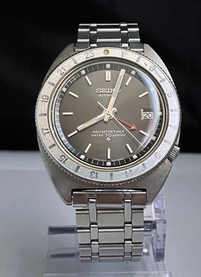 Seiko 6117-8000 GMT Navigator Timer WATER 70m PROOF, Original