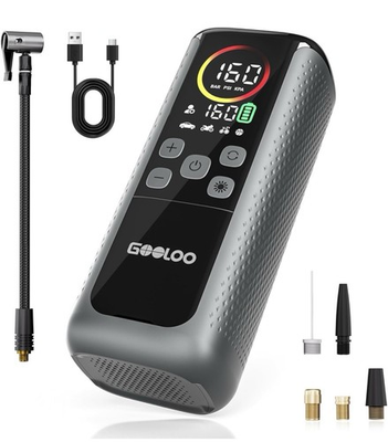#ad GOOLOO GT160 DUAL Tire Inflator Portable Air Compressor 4X Faster Dual Cylinder $68.97