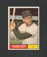 1961 Topps Orlando Cepeda #435 ~~ Giants HOF ~~ Super High-Grade Card!
