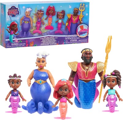 Just Play Arielle Jr Royal Family Figurenset, Kinderspielzeug ab 3 Jahren