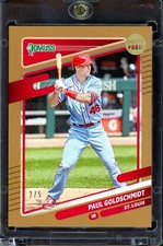 2021 Donruss Baseball Press Proof Parallel Card #201 Paul Goldschmidt SSP (#2/5)