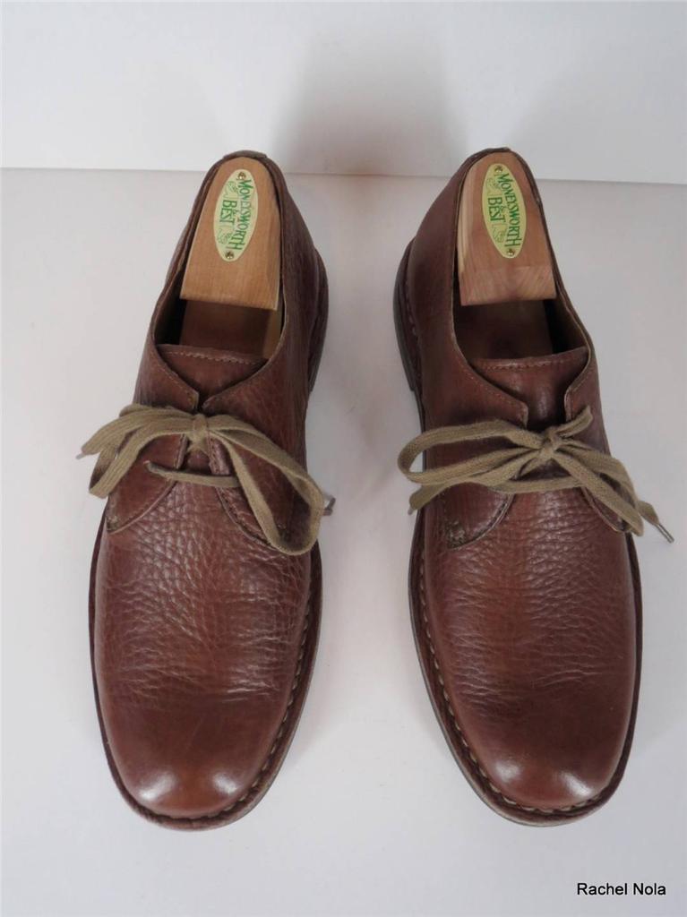 Fossil Shoes Loafers Oxfords Mens Size 8 40.5 Brown Cognac Leather