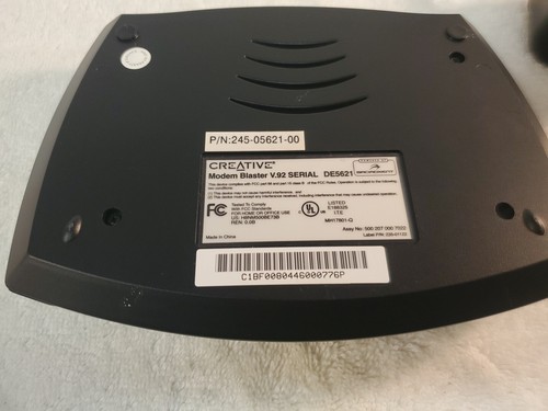 CREATIVE Modem BLASTER V.92 w/ AC Power Adapter Working Condition - Picture 6 of 7