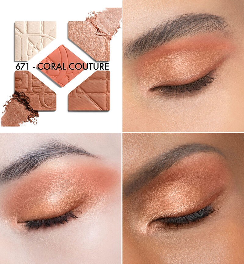 Dior 5 Couleurs Couture Eyeshadow Palette 671 Coral Couture Warm