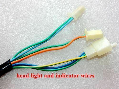Arnés de cableado de motor Rec Reg + cables ligeros 125cc PIT Trail Dirt Bike - Imagen 12 de 12