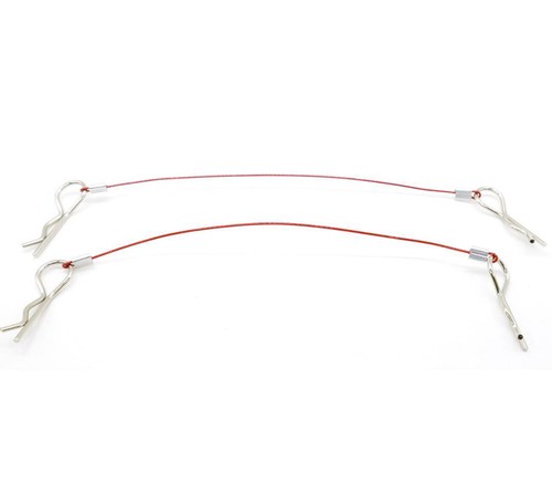 100mm 165mm Alloy Metal Steel Body Shell Body Clip Lanyard For 1/10 1/8 RC Car - Picture 5 of 17