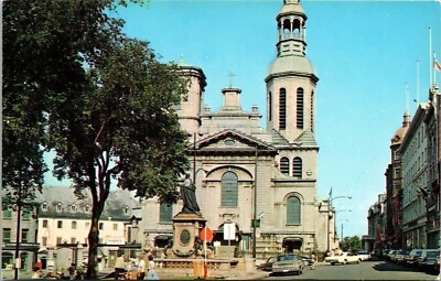 La Basilique Notre Dame De Quebec Basilica Postcard UNP VTG Unused Vintage