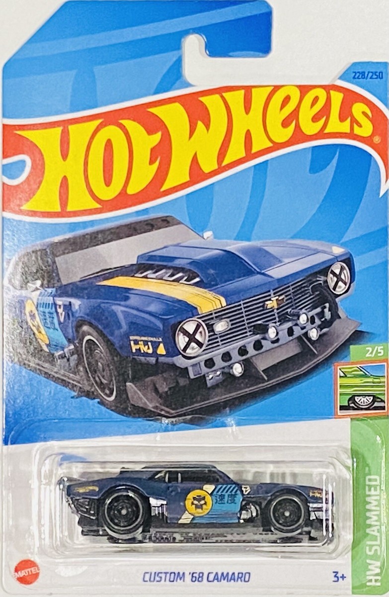Hot Wheels Custom '68 Camaro Blue 2023 N Case | eBay