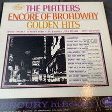 The Platters Encore of Broadway Golden Hits Mercury SR 60613 Stereo Vinyl LP