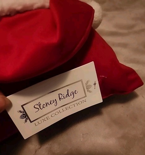 Stoney Ridge Luxe Collection Snowman Pillow Christmas - Picture 7 of 9