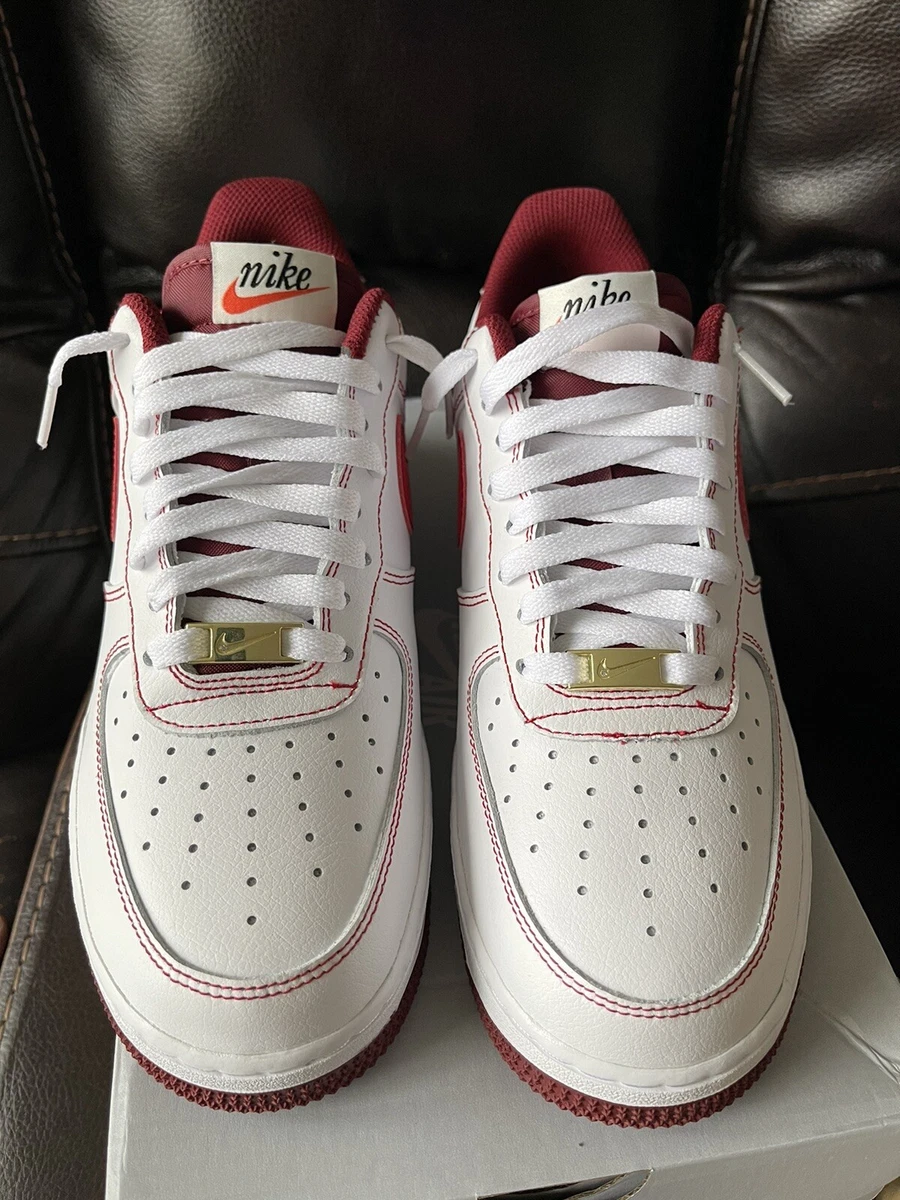 Nike air force 1 07 1 white clearance red