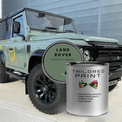 TAILORED PAINT 2k Acrythane Car Paint 8.5 Litre Kit Gloss Land Rover KESWICK GREEN 799