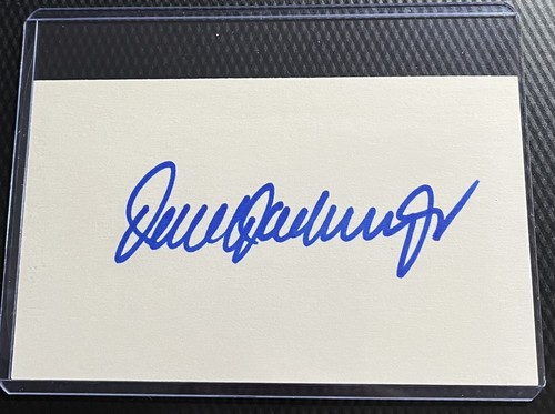Jesse Jackson Jr. Authentically Signed Index Card w/ Top Loader & COA Rare Auto - Picture 2 of 5