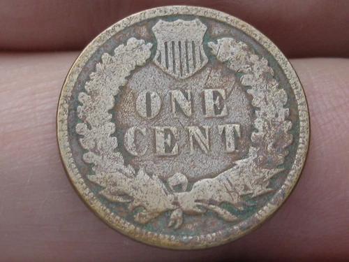 1886 Indian Head Cent Penny, Variety 2, Var 2, T2, Type 2, Good Details