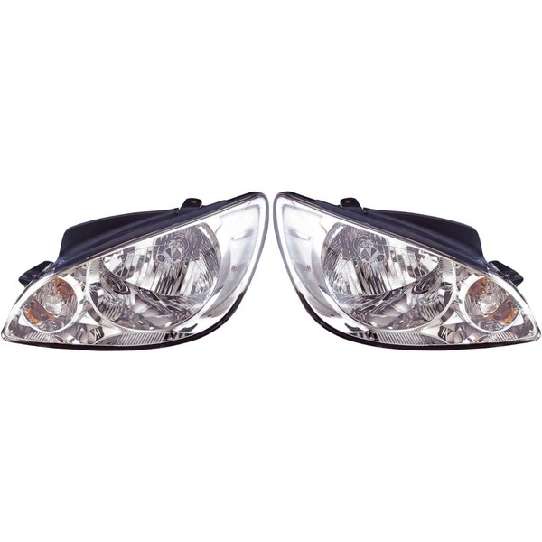 Halogen Scheinwerfer Set FüR Hyundai Getz (Tb) Bj. 08.02-06.09 H4 Mit Motor-image