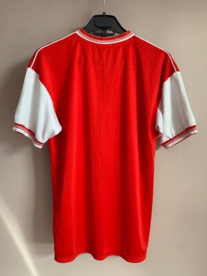 Arsenal London 1985 Home Football Shirt Retro Score Draw Soccer